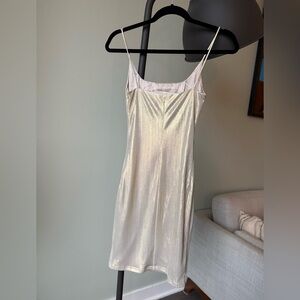 Meshki Iridescent Mini Dress